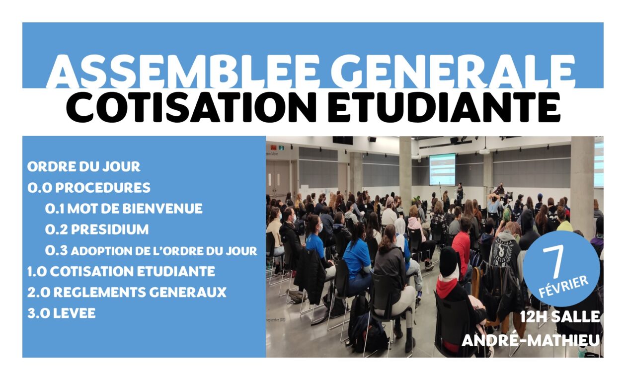 Assemblée Generale du 7 février