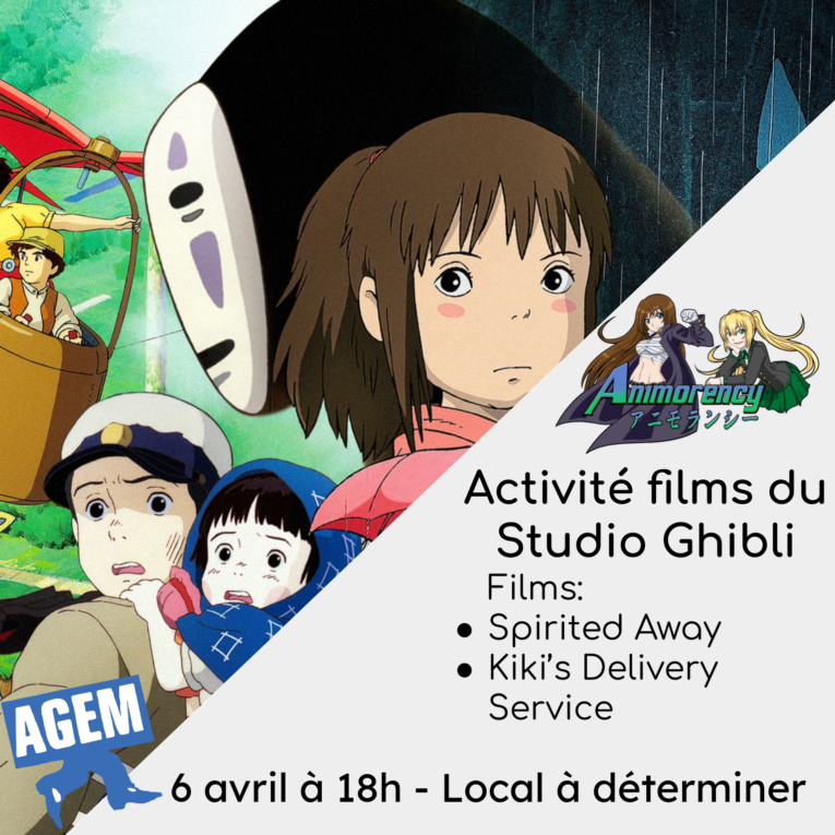 Activité films du Studio Ghibli