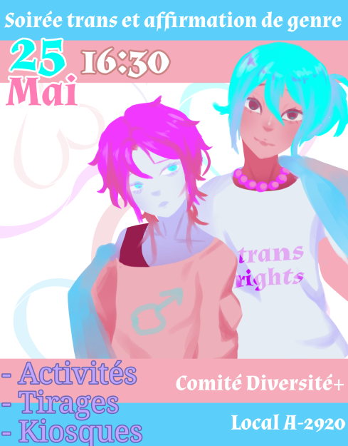 Soirée trans et affirmation de genre