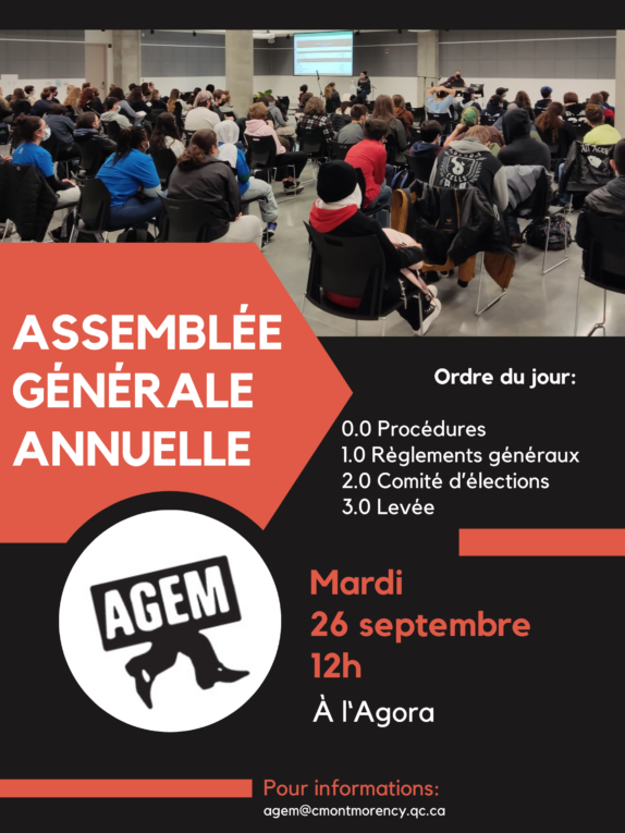 Assemblée générale 26 septembre