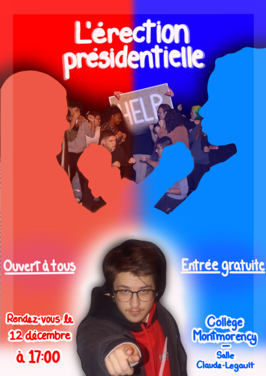 Représentation de la pièce de théâtre : L’érection présidentielle