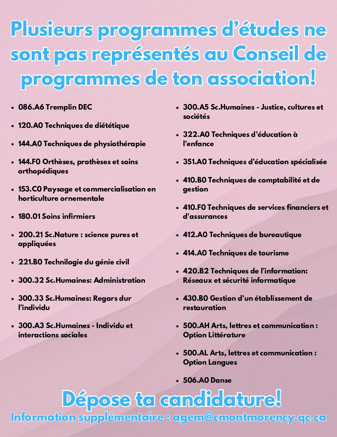Implique-toi au sein de ton association étudiante!